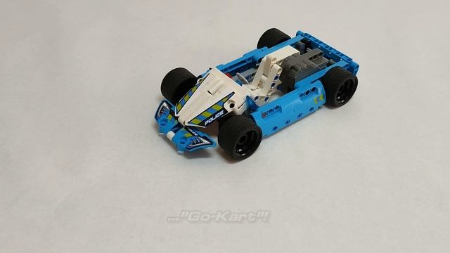 42091 Go-Kart MOC - LEGO Technic Police Pursuit free alternative alternate model build