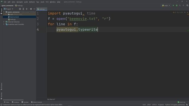 Как сделать СПАМ БОТА 5 строками python смотреть онлайн