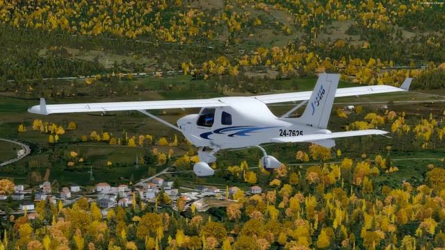 Ultralight Jabiru J170 | Portorož (LJPZ) - Divača (LJDI) - Postojna (LJPO) | IRIS Simulations| P3Dv смотреть онлайн