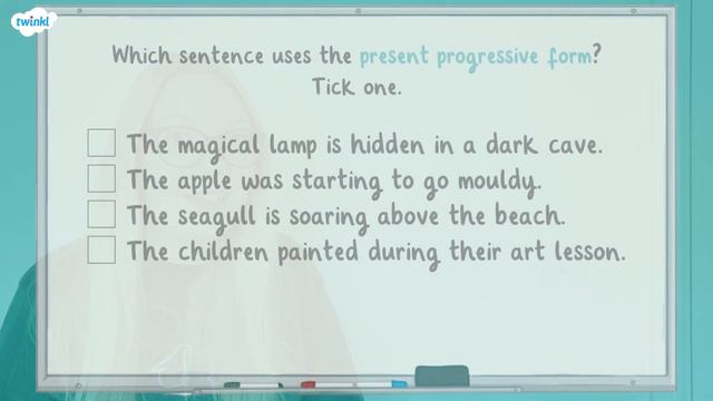 What is Present Progressive Tense? | KS2 English Concept for Kids смотреть онлайн