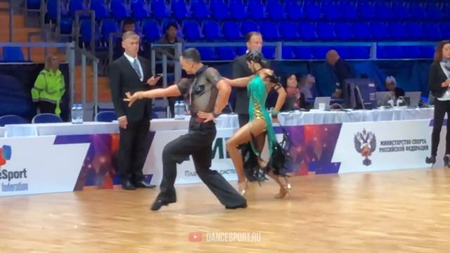 Dmitry Marchenko - Anastasia Rybalko AZE | Pasodoble | World Latin Championship 2019 | Moscow смотреть онлайн