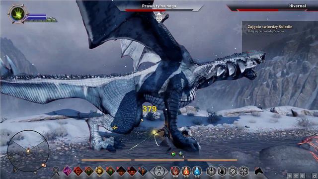 Dragon Age Inquisition Knight Enchanter vs Hivernal solo Fight смотреть онлайн
