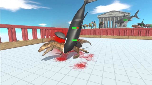 Carnivorous Dinosaurs VS Aquatics - Animal Revolt Battle Simulator смотреть онлайн