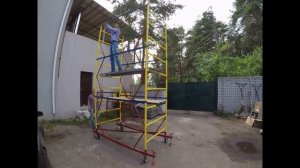 Сборка вышки-туры ВСП-250 (площадка 1,2х2,0м)