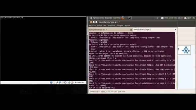 Videotutorial sobre LDAP 4-5 .-. Autenticacion del cliente con LDAP смотреть онлайн