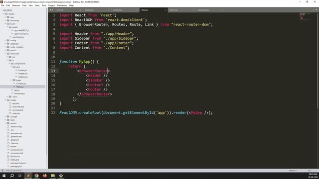 React Js Route and Link Admin HTML themes (AdminLTE) | React Js with Laravel 10 смотреть онлайн