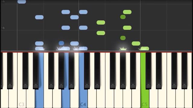 Wilder Reiter - Robert Schumann [Piano Tutorial] (Synthesia) смотреть онлайн