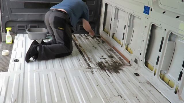 VW Crafter DIY Camper Van Conversion- Stripping out the van смотреть онлайн