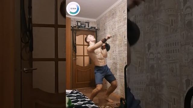 ТОЛЧОК ГИРИ 24КГ 100РАЗ ВРЕМЯ 5МИН 12СЕК смотреть онлайн