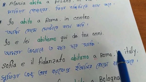 14 VERBI(ARE) presente 2(বর্তমান কাল) উদাহরণসহ।🧐 learn Italian from bangla lesson29