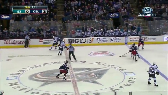 НХЛ. Коламбус - Сан-Хосе - 6:2 (11/02/2013) смотреть онлайн