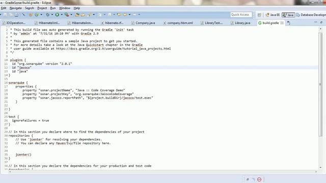 Code coverage in SonarQube using Jacoco plugin смотреть онлайн