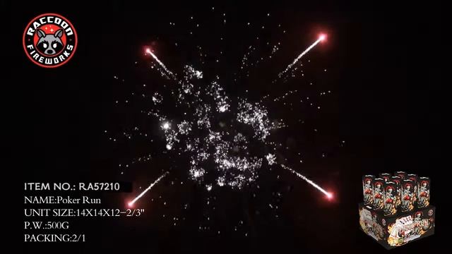 Poker Run by Raccoon Fireworks RA57210 смотреть онлайн