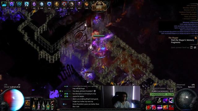 2.5 Path of Exile Breach HC Blight Vs Esh's Domain ( Lightning Breach Boss ) смотреть онлайн