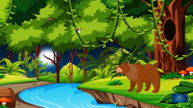 Greedy Bear and Fishing | Bedtime Stories for Kids | Fairy Tales | Moral Stories in English смотреть онлайн
