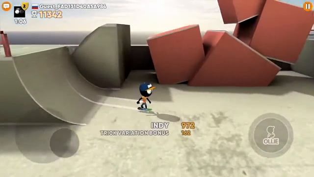 Обзор игры Stickman Skate Battle смотреть онлайн