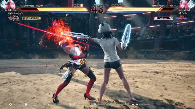 Tekken 8 - Alisa mirror match - Garyu ranked смотреть онлайн