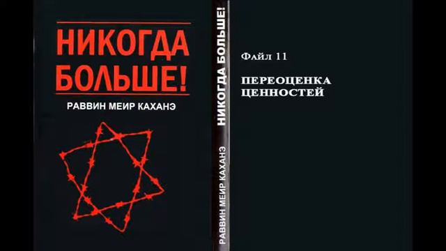 11. ПЕРЕОЦЕНКА ЦЕННОСТЕЙ. Из книги рава Меира Кахане НИКОГДА БОЛЬШЕ! смотреть онлайн