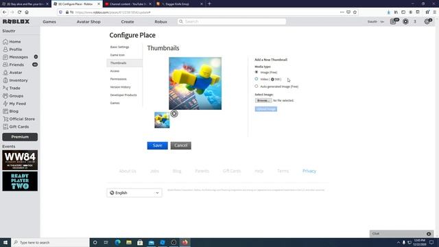 how to change your roblox games picture (thumbnail) on roblox 2020-2021 смотреть онлайн