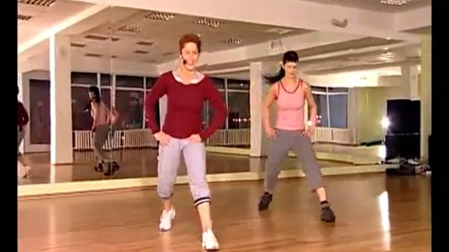 Кардио тренировка с элементами степ аэробики смотреть онлайн