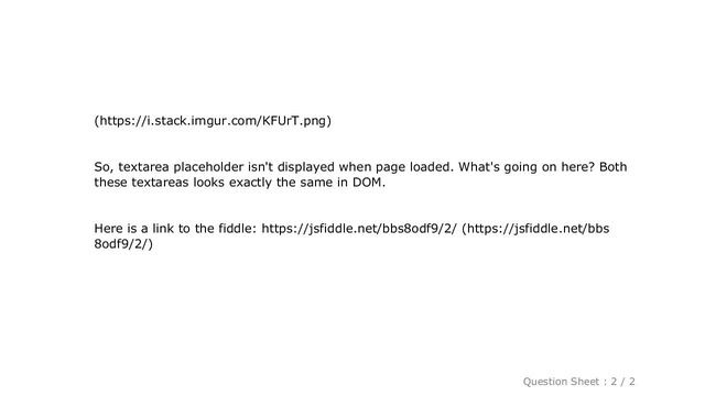 HTML : Textarea placeholder isn't shown in IE 11 being rendered using React смотреть онлайн