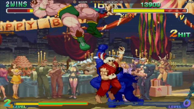 Street Fighter Alpha 2 wesleiti vs topografo parte 2 смотреть онлайн