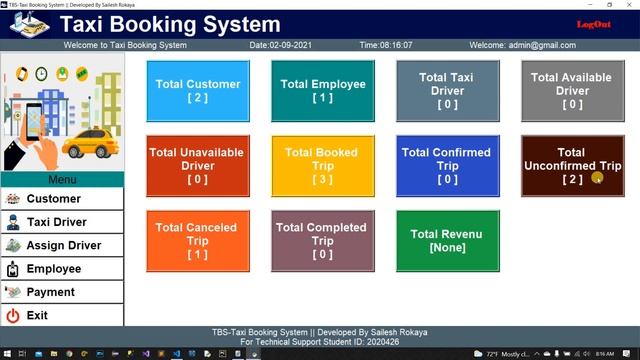 Taxi Booking System || Python Project || College Individual Project смотреть онлайн