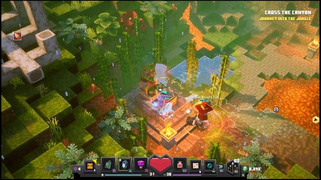 Minecraft Dungeons - Ep. 26: Dingy Jungle [pt. II] (Feat. Nightfire) / Dizz2K7 Gaming смотреть онлайн