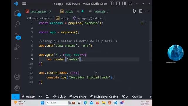 10 Sesiones y Cookies con Node смотреть онлайн