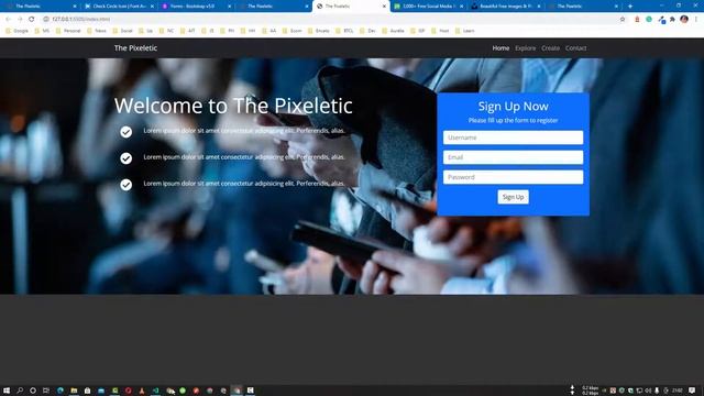 Bootstrap 5 - Landing Page Project смотреть онлайн
