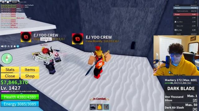 *OP* Obtaining The RARE Dark Blade POWER - Blox Fruits ROBLOX! смотреть онлайн