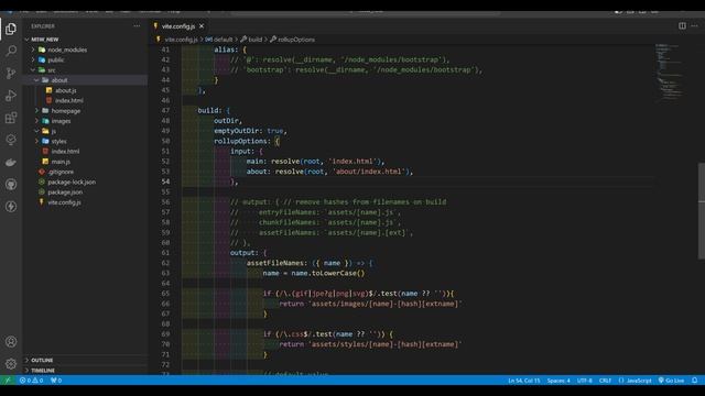 Создаем базовый шаблон Vite для многостраничного приложения смотреть онлайн