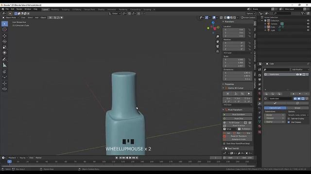 03. Blender Hard Surface Modeling. Из куба да в целиндер смотреть онлайн