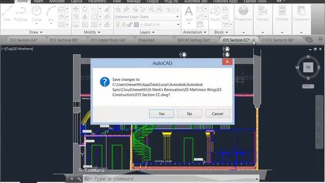 AutoCAD 2014 Dosya Sekmeleri (File Tabs) смотреть онлайн