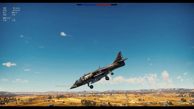 AV-8A Harrier Shots Down Sagittario 2, Mig-17AS, Su-7B, Mig 21S, Base Bombing and Vertical Landing смотреть онлайн