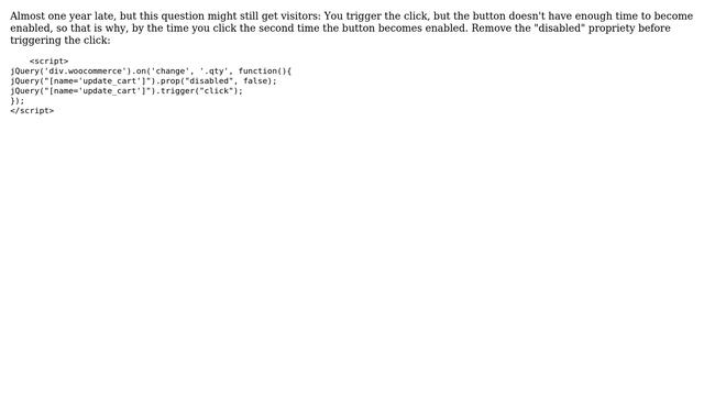 Wordpress: Auto update cart after quantity change (3 Solutions!!) смотреть онлайн
