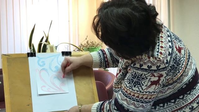 ❄️?❄️«МОРОЗНЫЕ УЗОРЫ» восковыми мелками смотреть онлайн