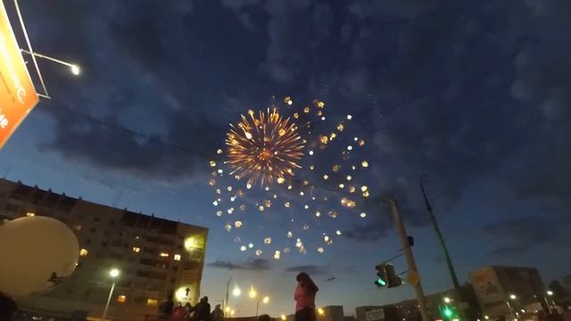 Салют. День Победы 2016.  Ульяновск, Новый Город