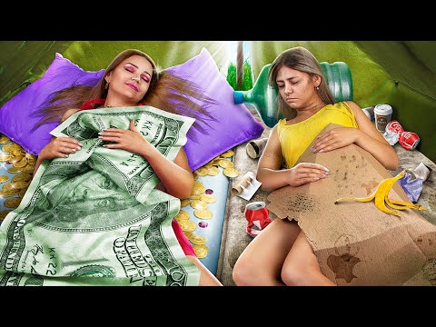 Бедный кемпинг VS Богатый кемпинг.mp4 смотреть онлайн