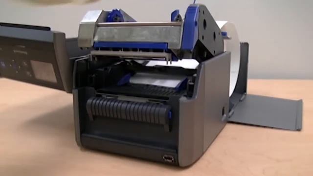 วิธีใช้งาน PD43_43C Using the Label Dispenser honeywell printer barcode sticker смотреть онлайн