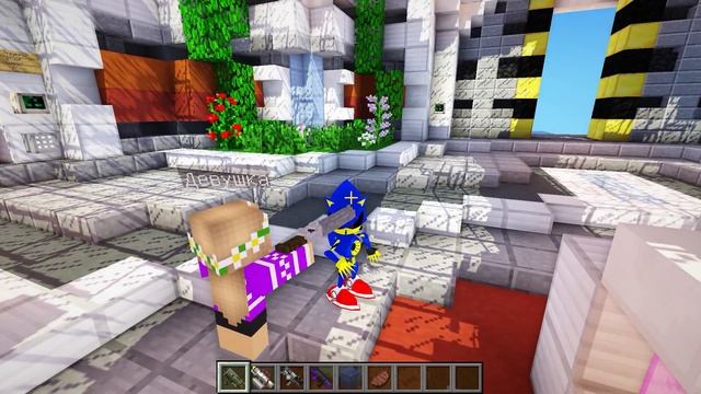 РЕБЕНОК И ДЕВУШКА Как пройти Майнкрафт за Соник ОБЗОР МОД МОДЫ НУБ И ПРО ВИДЕО ТРОЛЛИНГ MINECRAFT смотреть онлайн