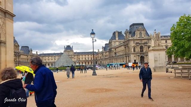 The Louvre | Musee Du Louvre | Tuileries Garden | Paris, France (4K) смотреть онлайн
