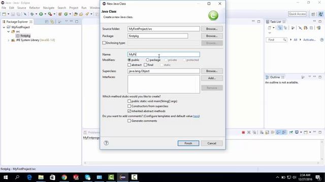 3 First Java Program Hello Java смотреть онлайн