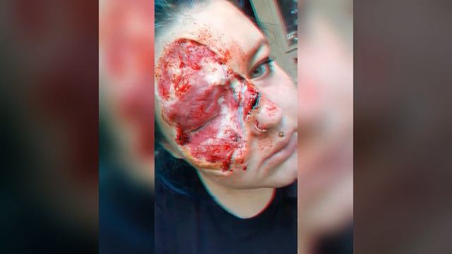 Реалистичный грим . Без кожи лица . THIS IS FAKE смотреть онлайн