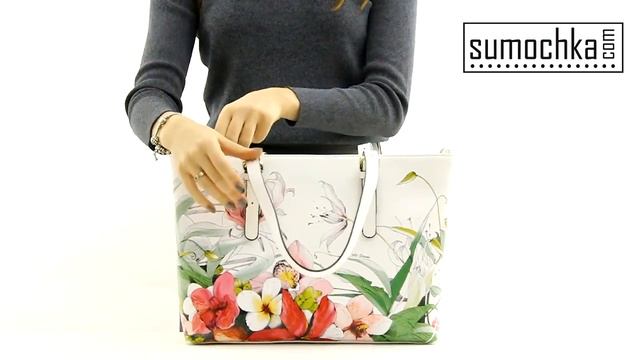 Сумка Fiato 3927 white flowers