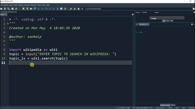 Wikipedia application {in command line} with python | wikipedia package| basic web scraping in hind смотреть онлайн