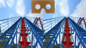 Roller Coaster 13 Американские Горки для VR очков 3D SBS VR box VR 3D video
