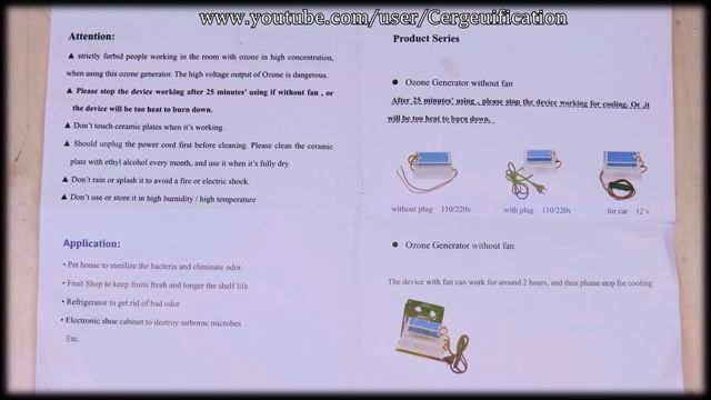 Мощный озонатор. 10 грамм/час. 100 Вт смотреть онлайн