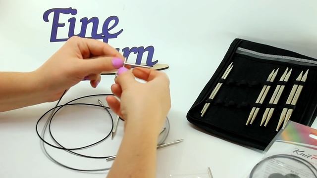 Видеоурок вязания от Fineyarn #4 Как пользоваться съемными спицами KnitPro смотреть онлайн