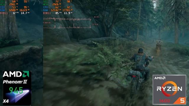Phenom II x4 940 vs Ryzen 5 1600 (апгрейд в 12000р) смотреть онлайн